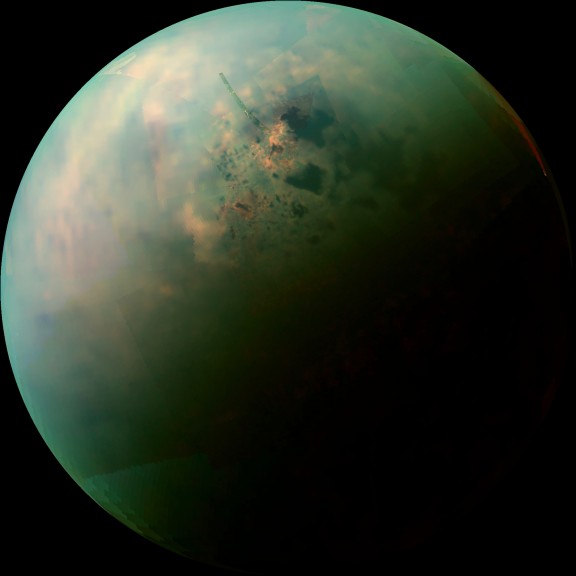 Titán - foto Cassini